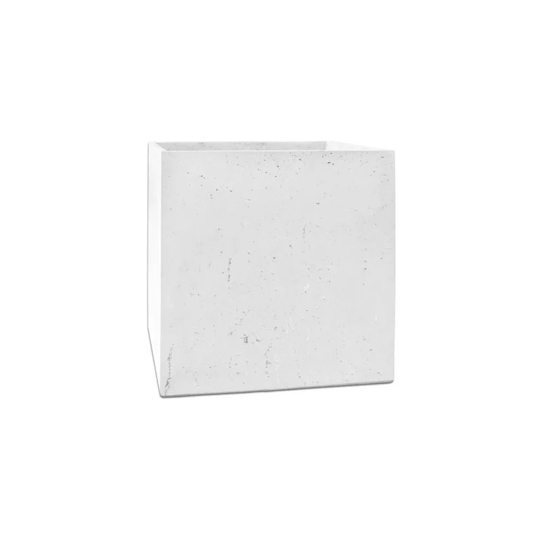 Donica betonowa BLOCK 60x60x60 cm C4Y kolor bialy 2