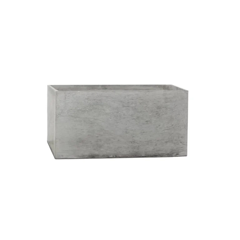 Donice betonowe box 90x45x45 C4Y kolor szary naturalny