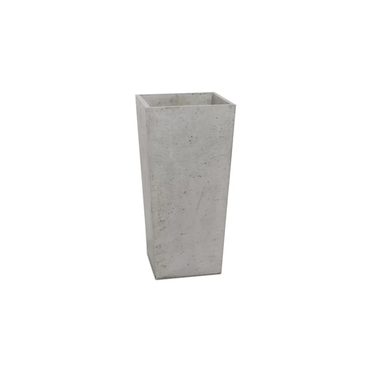 Donice betonowe cone 23x32x63 cm C4Y kolor szary naturalny