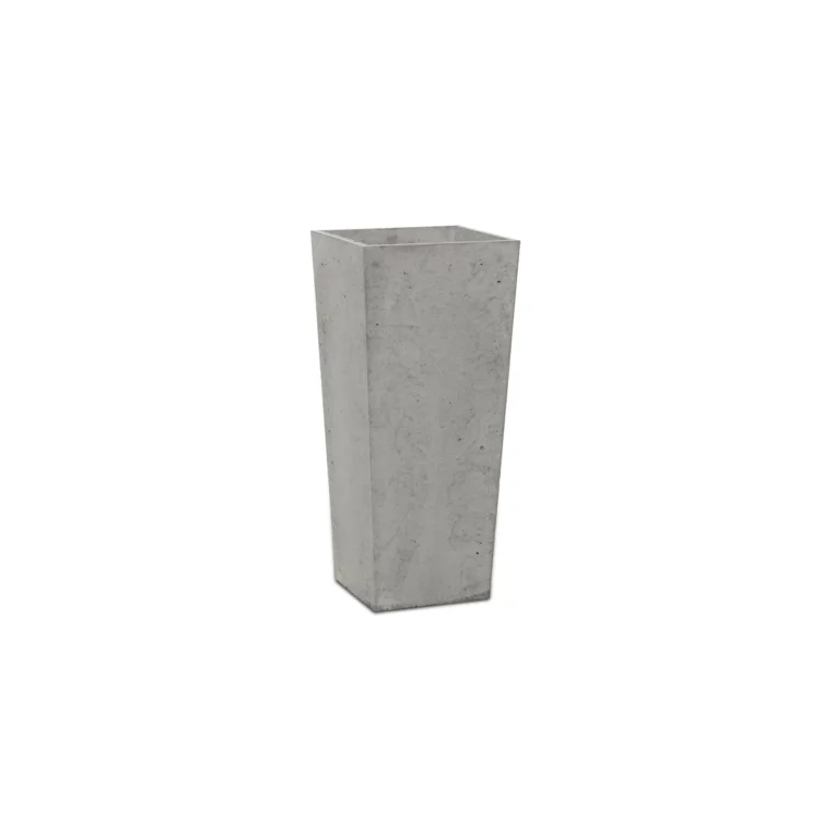 Donice betonowe cone14x19x40 C4Y kolor szary naturalny 3