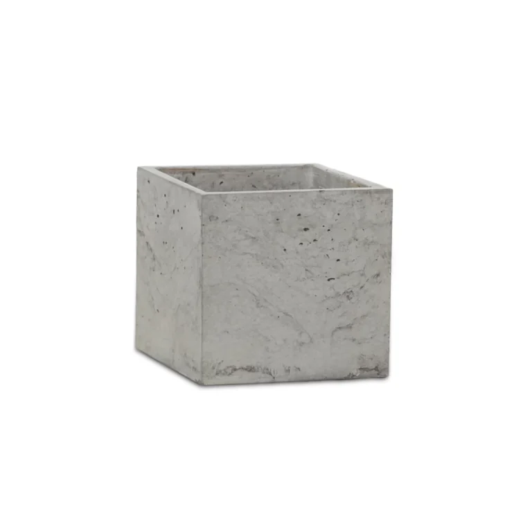 Doniczka betonowe s 14x14x15 cm C4Y kolor szary naturalny